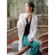 Casual Loose Batwing Sleeves Solid Color Outerwear Casual Loose Batwing Sleeves Solid Color Outerwear