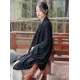 Casual Loose Batwing Sleeves Solid Color Outerwear Casual Loose Batwing Sleeves Solid Color Outerwear