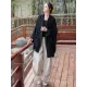 Casual Loose Batwing Sleeves Solid Color Outerwear Casual Loose Batwing Sleeves Solid Color Outerwear