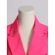 Flower-Embellished Solid Color Long Sleeves Lapel Outerwear Blazer Flower-Embellished Solid Color Long Sleeves Lapel Outerwear Blazer