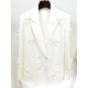 Flower-Embellished Solid Color Long Sleeves Lapel Outerwear Blazer Flower-Embellished Solid Color Long Sleeves Lapel Outerwear Blazer