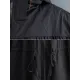 Casual Loose Solid Color Zipper Drawstring Long Sleeves Hooded Trench Coat Casual Loose Solid Color Zipper Drawstring Long Sleeves Hooded Trench Coat