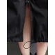 Casual Loose Solid Color Zipper Drawstring Long Sleeves Hooded Trench Coat Casual Loose Solid Color Zipper Drawstring Long Sleeves Hooded Trench Coat