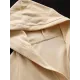 Casual Long Sleeves Loose Buttoned Solid Color Hooded Knitting Outerwear Casual Long Sleeves Loose Buttoned Solid Color Hooded Knitting Outerwear