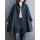 Split-Joint Long Sleeves Loose Lapel Outerwear Split-Joint Long Sleeves Loose Lapel Outerwear