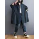 Split-Joint Long Sleeves Loose Lapel Outerwear Split-Joint Long Sleeves Loose Lapel Outerwear