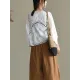 Seven-Quarter Sleeves Crochet Hollow Solid Color Outerwear Seven-Quarter Sleeves Crochet Hollow Solid Color Outerwear