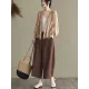 Seven-Quarter Sleeves Crochet Hollow Solid Color Outerwear Seven-Quarter Sleeves Crochet Hollow Solid Color Outerwear