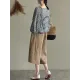 Seven-Quarter Sleeves Crochet Hollow Solid Color Outerwear Seven-Quarter Sleeves Crochet Hollow Solid Color Outerwear