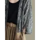 Seven-Quarter Sleeves Crochet Hollow Solid Color Outerwear Seven-Quarter Sleeves Crochet Hollow Solid Color Outerwear