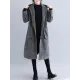 Loose Plaid Woolen Hood Coat Loose Plaid Woolen Hood Coat