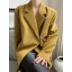 Urban Long Sleeves Loose Solid Color Pin Lapel Collar Suit Outerwear Urban Long Sleeves Loose Solid Color Pin Lapel Collar Suit Outerwear