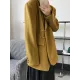 Urban Long Sleeves Loose Solid Color Pin Lapel Collar Suit Outerwear Urban Long Sleeves Loose Solid Color Pin Lapel Collar Suit Outerwear