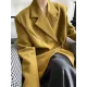 Urban Long Sleeves Loose Solid Color Pin Lapel Collar Suit Outerwear Urban Long Sleeves Loose Solid Color Pin Lapel Collar Suit Outerwear
