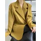 Urban Long Sleeves Loose Solid Color Pin Lapel Collar Suit Outerwear Urban Long Sleeves Loose Solid Color Pin Lapel Collar Suit Outerwear