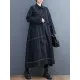 Casual Loose Long Sleeves Buttoned Lapel Collar Denim Trench Coats Casual Loose Long Sleeves Buttoned Lapel Collar Denim Trench Coats