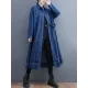 Casual Loose Long Sleeves Buttoned Lapel Collar Denim Trench Coats Casual Loose Long Sleeves Buttoned Lapel Collar Denim Trench Coats