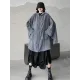 Casual Batwing Sleeves Loose Zipper Jackets Outerwear Casual Batwing Sleeves Loose Zipper Jackets Outerwear