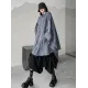 Casual Batwing Sleeves Loose Zipper Jackets Outerwear Casual Batwing Sleeves Loose Zipper Jackets Outerwear
