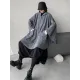 Casual Batwing Sleeves Loose Zipper Jackets Outerwear Casual Batwing Sleeves Loose Zipper Jackets Outerwear