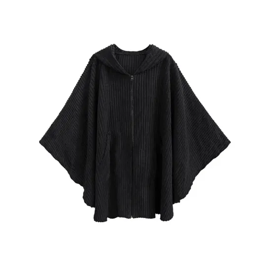 Casual Batwing Sleeves Loose Zipper Jackets Outerwear Casual Batwing Sleeves Loose Zipper Jackets Outerwear