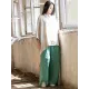 Vintage Simple Ramie Cotton Outwear Tops Vintage Simple Ramie Cotton Outwear Tops