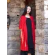 Soft Red Ramie Cotton Linen Cover-up Cardigan Soft Red Ramie Cotton Linen Cover-up Cardigan