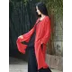 Blue&Red Frog Ramie Cotton Linen Outwear Cardigan Blue&Red Frog Ramie Cotton Linen Outwear Cardigan
