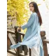 Blue&Red Frog Ramie Cotton Linen Outwear Cardigan Blue&Red Frog Ramie Cotton Linen Outwear Cardigan