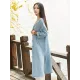Blue&Red Frog Ramie Cotton Linen Outwear Cardigan Blue&Red Frog Ramie Cotton Linen Outwear Cardigan