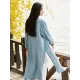 Blue&Red Frog Ramie Cotton Linen Outwear Cardigan Blue&Red Frog Ramie Cotton Linen Outwear Cardigan