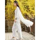 Soft White Frog Ramie Cotton Linen Outwear Cardigan Soft White Frog Ramie Cotton Linen Outwear Cardigan