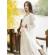 Soft White Frog Ramie Cotton Linen Outwear Cardigan Soft White Frog Ramie Cotton Linen Outwear Cardigan