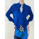 Original Creation Irregularity Long Sleeves Buttoned Pleated Solid Color Outerwear