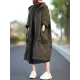 Original Solid Hooded Long Sleeve Outerwear&Coat Original Solid Hooded Long Sleeve Outerwear&Coat
