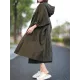 Original Solid Hooded Long Sleeve Outerwear&Coat Original Solid Hooded Long Sleeve Outerwear&Coat
