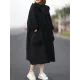 Original Solid Hooded Long Sleeve Outerwear&Coat Original Solid Hooded Long Sleeve Outerwear&Coat