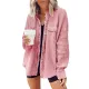 Vintage Loose Irregular Solid Color With Pockets Jackets Vintage Loose Irregular Solid Color With Pockets Jackets