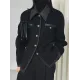 Urban Loose Split-Joint Lapel Collar Jackets Urban Loose Split-Joint Lapel Collar Jackets