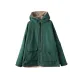 Artistic Retro Long Sleeves Loose Keep Warm Fleece Lining Zipper Hooded Outerwear Artistic Retro Long Sleeves Loose Keep Warm Fleece Lining Zipper Hooded Outerwear