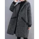 Original Creation Long Sleeves Loose Keep Warm Hooded Outerwear Original Creation Long Sleeves Loose Keep Warm Hooded Outerwear