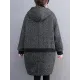 Original Creation Long Sleeves Loose Keep Warm Hooded Outerwear Original Creation Long Sleeves Loose Keep Warm Hooded Outerwear