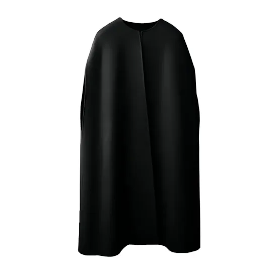 Simple Sleeveless Solid Color Round-Neck Cape Outerwear Simple Sleeveless Solid Color Round-Neck Cape Outerwear