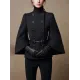 Flared Buttoned Solid Color High Neck Jackets&Coats Outerwear Woolen Coat Flared Buttoned Solid Color High Neck Jackets&Coats Outerwear Woolen Coat
