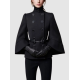 Flared Buttoned Solid Color High Neck Jackets&Coats Outerwear Woolen Coat Flared Buttoned Solid Color High Neck Jackets&Coats Outerwear Woolen Coat