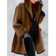 Buttoned Long Sleeves Stand Collar Outerwear Coats Buttoned Long Sleeves Stand Collar Outerwear Coats