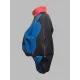 Contrast Color Flower Print Zipper Stand Collar Jackets Outerwear Contrast Color Flower Print Zipper Stand Collar Jackets Outerwear