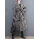 Drawstring Pockets Long Sleeves Loose Lapel Trench Coats Drawstring Pockets Long Sleeves Loose Lapel Trench Coats