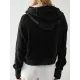 Zipper Long Sleeves Loose Hooded Outerwear Jackets Zipper Long Sleeves Loose Hooded Outerwear Jackets