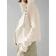 Zipper Long Sleeves Loose Hooded Outerwear Jackets Zipper Long Sleeves Loose Hooded Outerwear Jackets